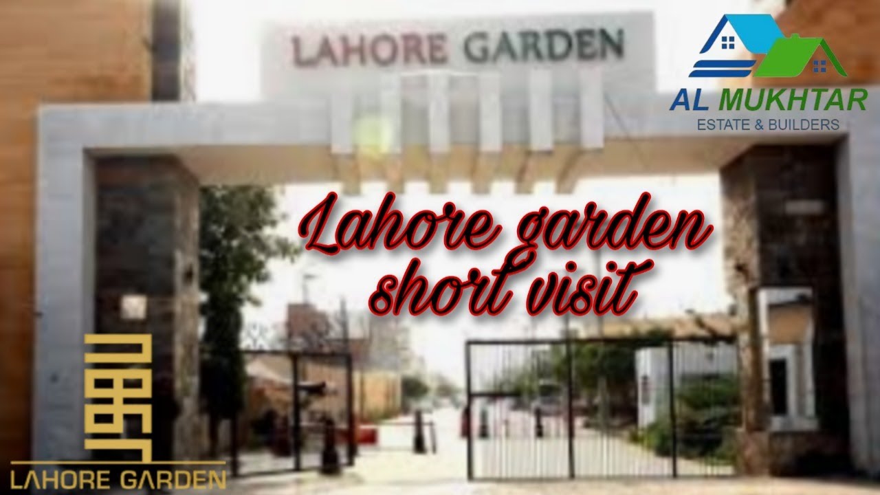 Lahore garden housing scheme ( short visit ) | Faizan Properties
