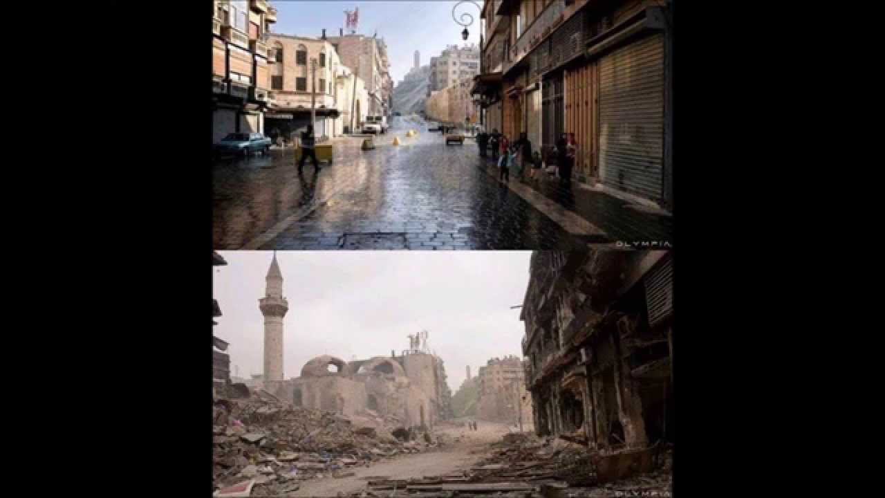 حلب يا نبع الألم ، قبل وبعد