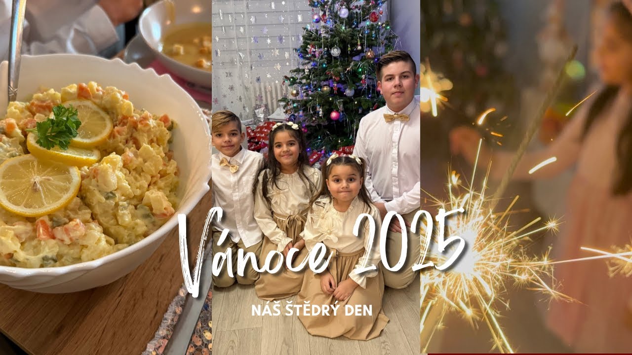 Štědrý den 2025🎄| Vánoce u nás doma 🩷✨