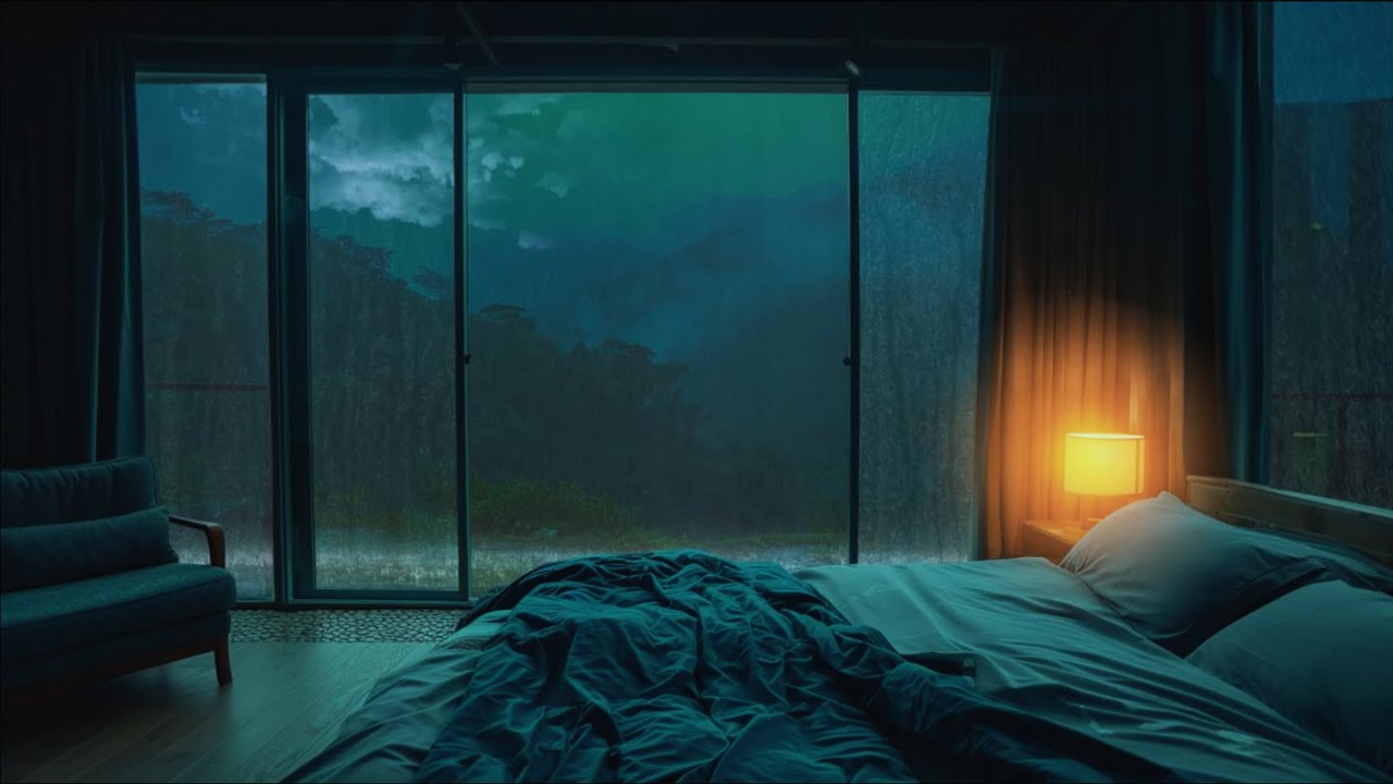 Soothing Deep Sleep Music Piano and Soft Rain 🌧️ Relaxation Music for Stress Relief Insomnia Healing