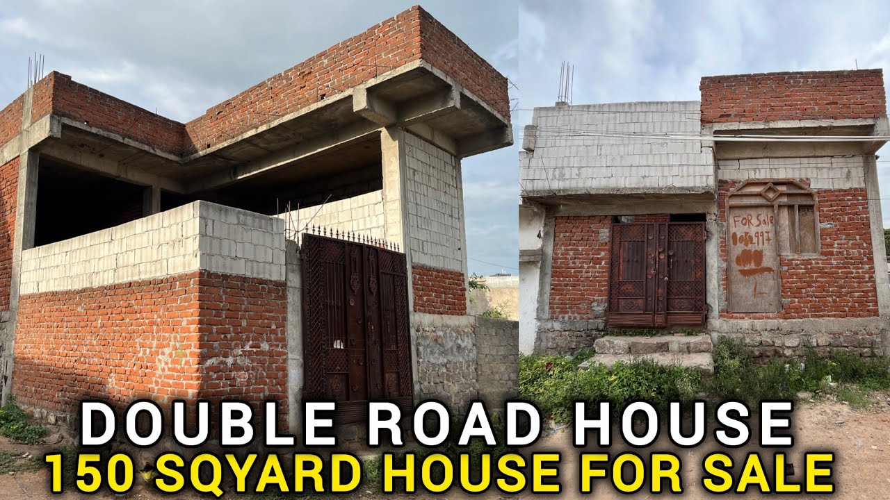 150 SQYARDS RCC HOUSE FOR SALE SHAHEEN NAGAR UNDER CONSTRUCTIONS HOUSE AVAILABLE LOW BUDGET