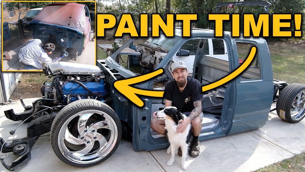 Paint Goes Down! Final Tear-Down Before Assembly | OBS Mini Truck Build