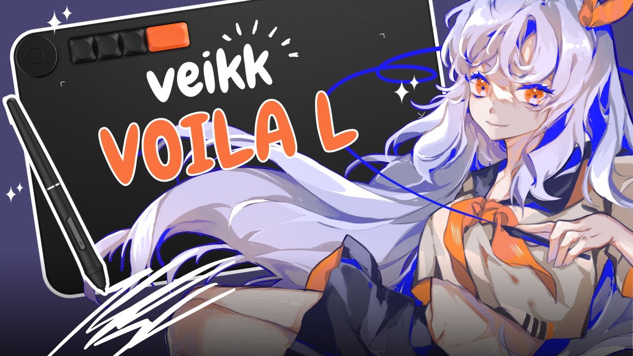 [review] bảng vẽ VEIKK VOILA L  giá rẻ có cảm ứng nghiêng bút?