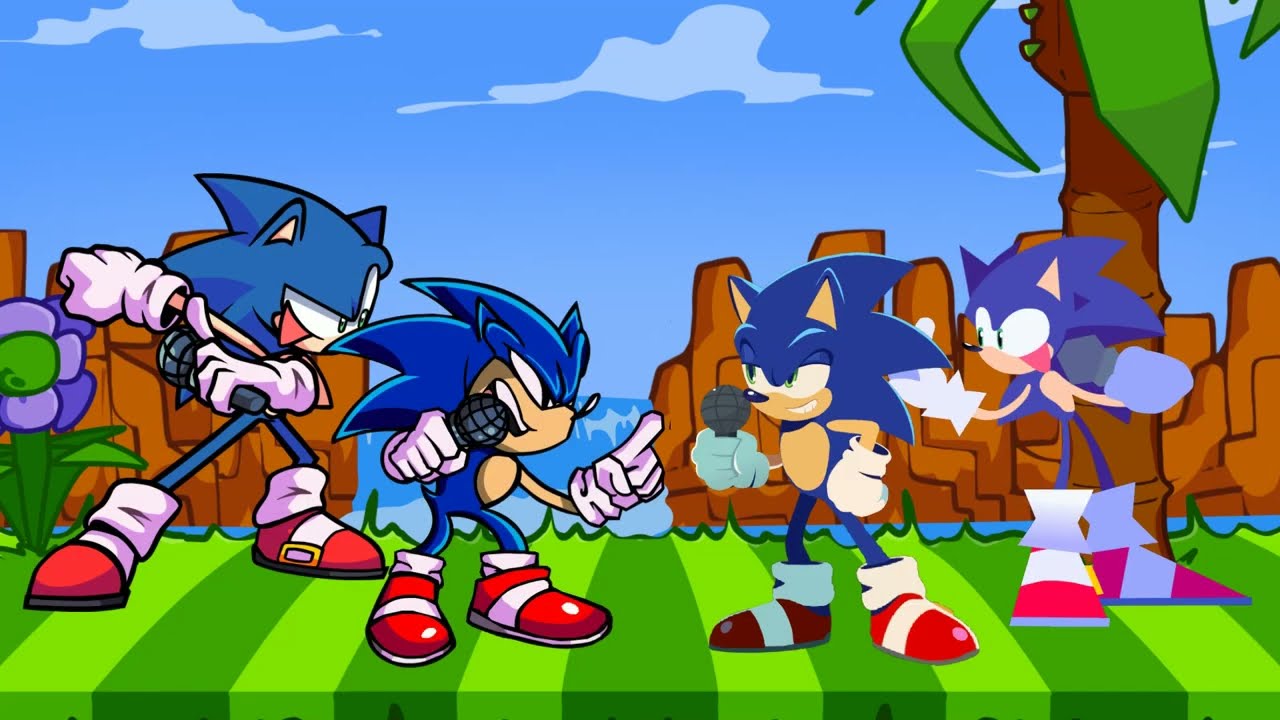 Sonics Attack (monotone attack but Different Sonic sing it)