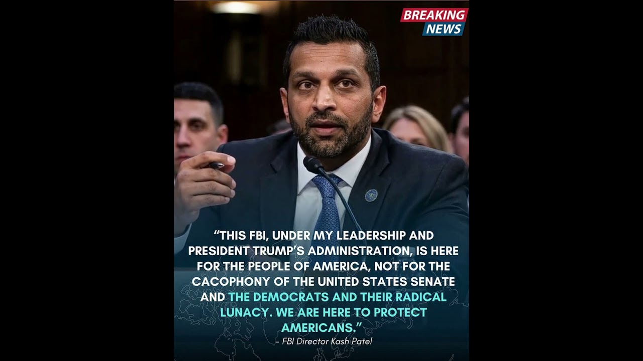 Patel Faces Heated Senate Hearing Over FBI Performance and Oversight