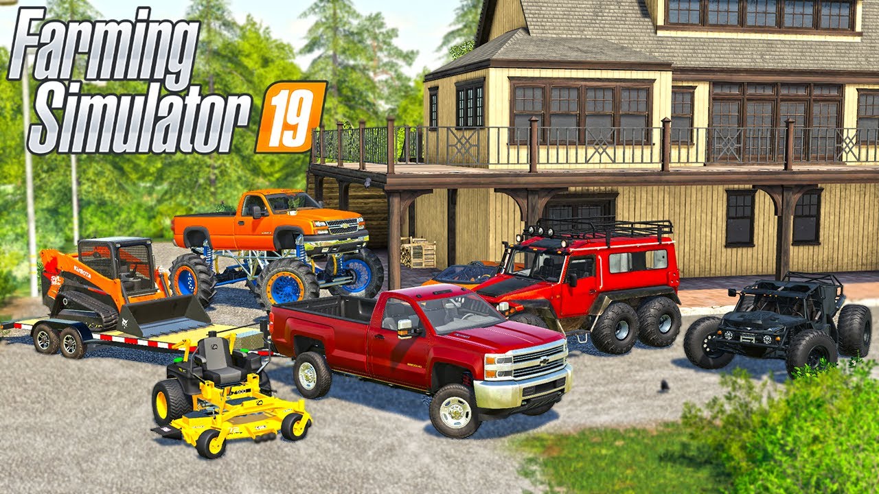 MOWING LUXURY MILLIONAIRE MANSION | (ROLEPLAY) FARMING SIMULATOR 2019
