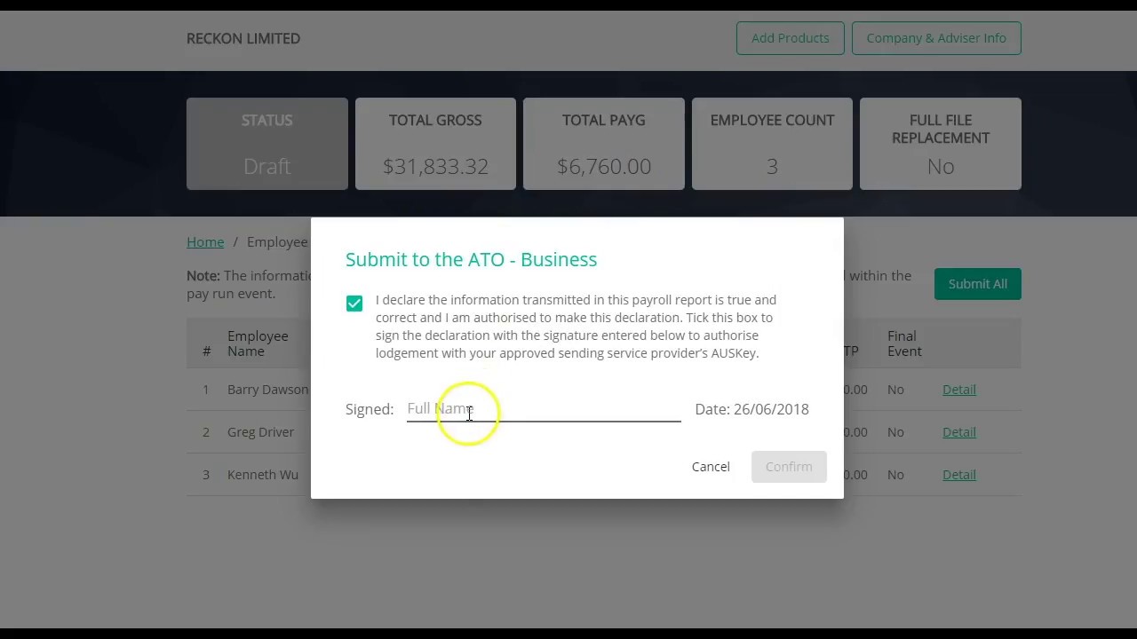 GovConnect STP - Submit your STP report to the ATO.
