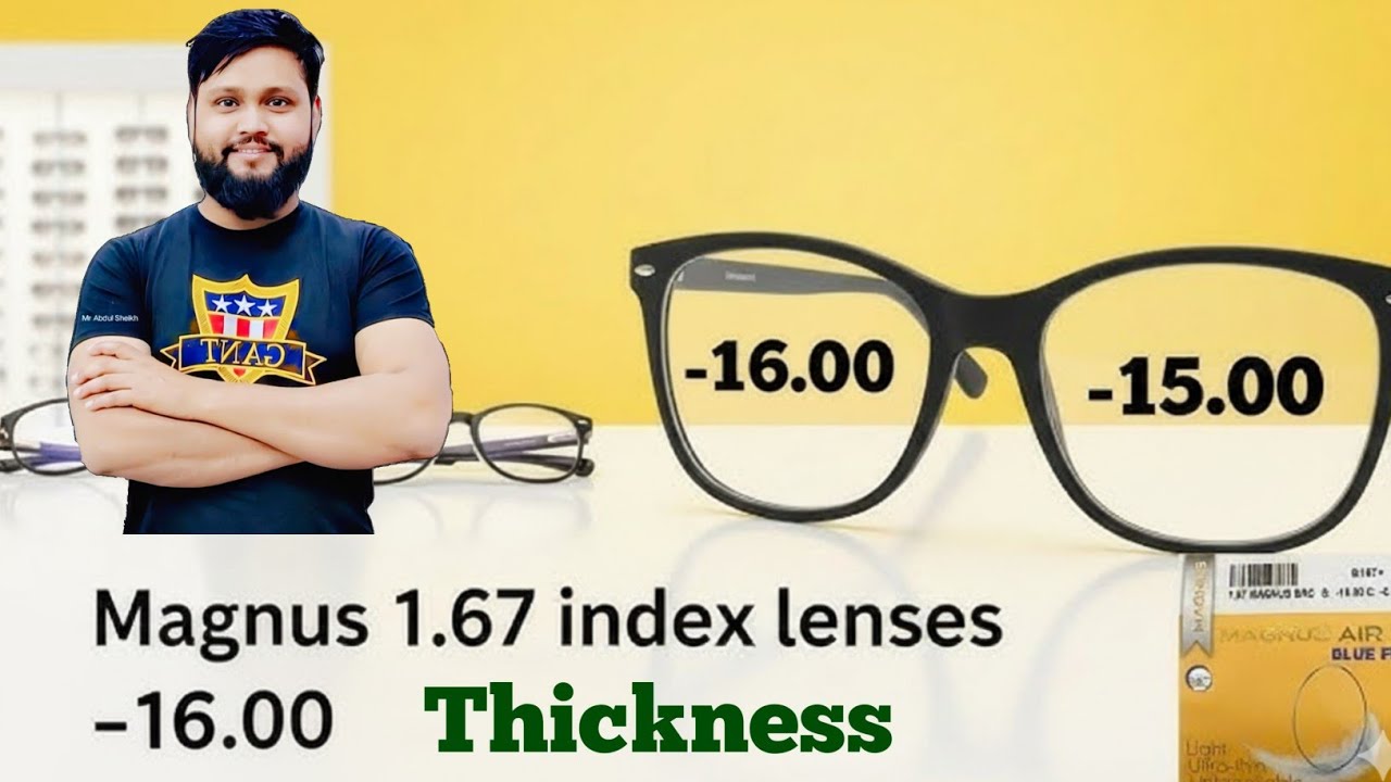 Magnus 1.67 index lenses | 1.67 high index lenses | High refractive index lenses | High index Lenses