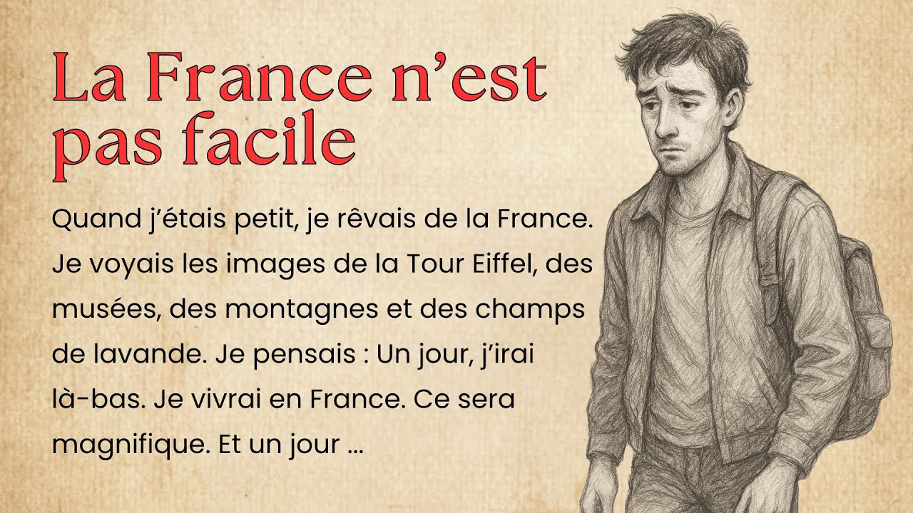 Short French Story A1-A2 Level | French for Beginners - La France n'est pas Facile