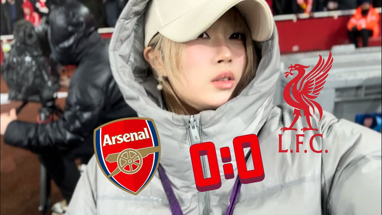 VLOG Arsenal 0:0 Liverpool | Watching a match in Pouring Rain!