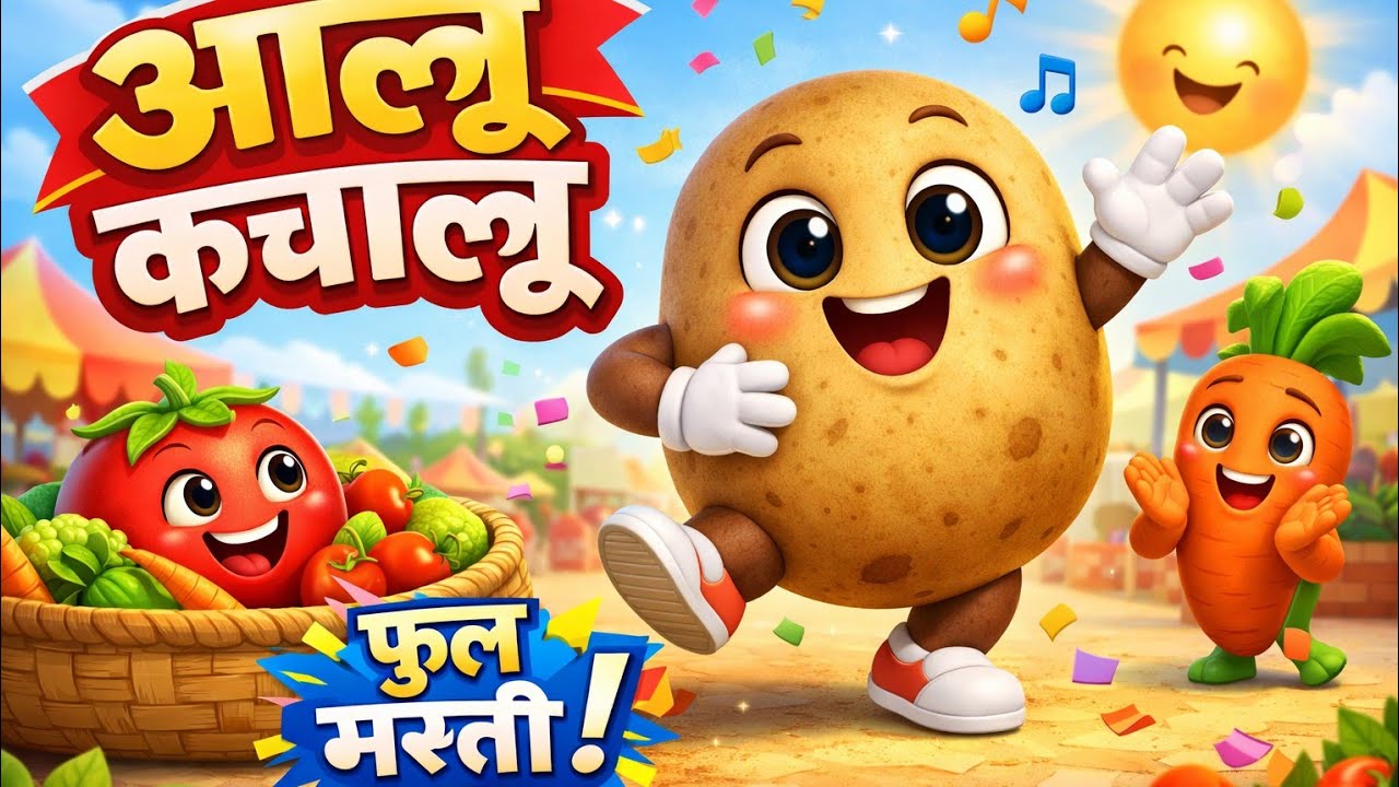 Aalu Kachalu New Version 2026 😄 | Hindi Nursery Rhyme | Kids Fun Song#AaluKachalu#HindiKidsSong