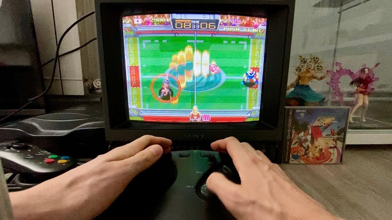 Flying Power Disc • Neo Geo CD Gameplay • Sony BVM