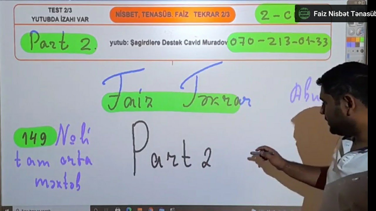 Faiz Nisbət Tənasüb Pdf 2. Riyaziyyat Cavid Muradov