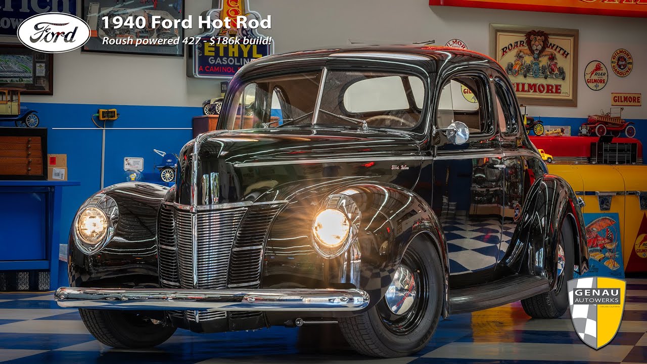 One badass 40 Ford, built by Hot Rods by Dean