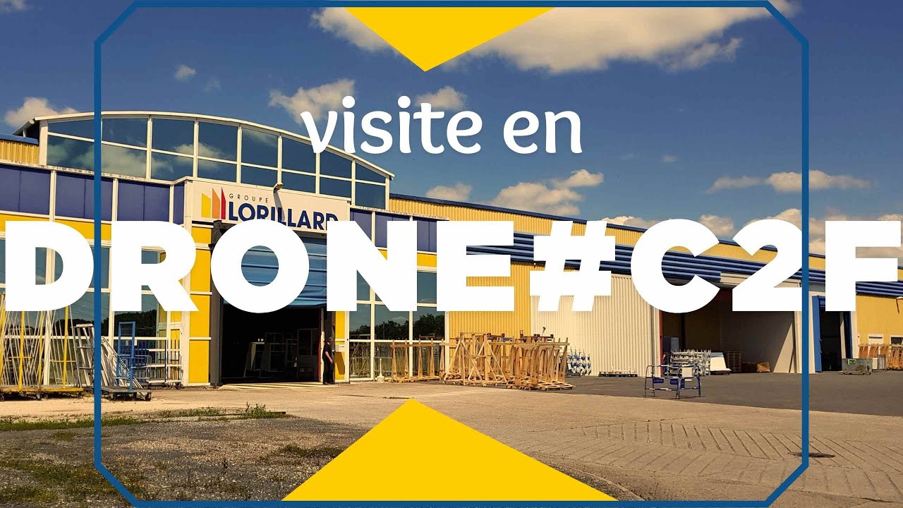 Survol du site C2F par un drone