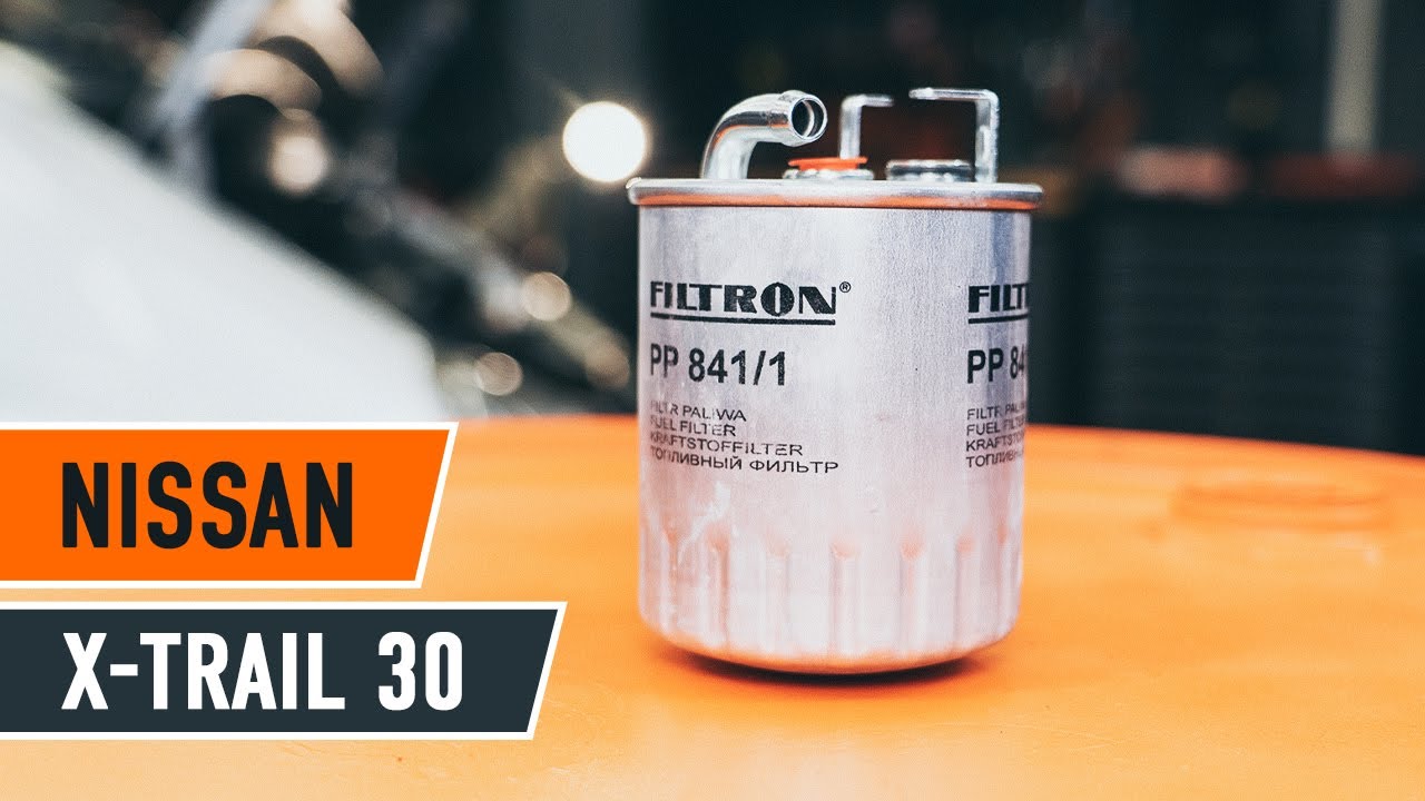 Cоmo cambiar filtro de combustible NISSAN X-TRAIL T30 INSTRUCCIÓN | AUTODOC