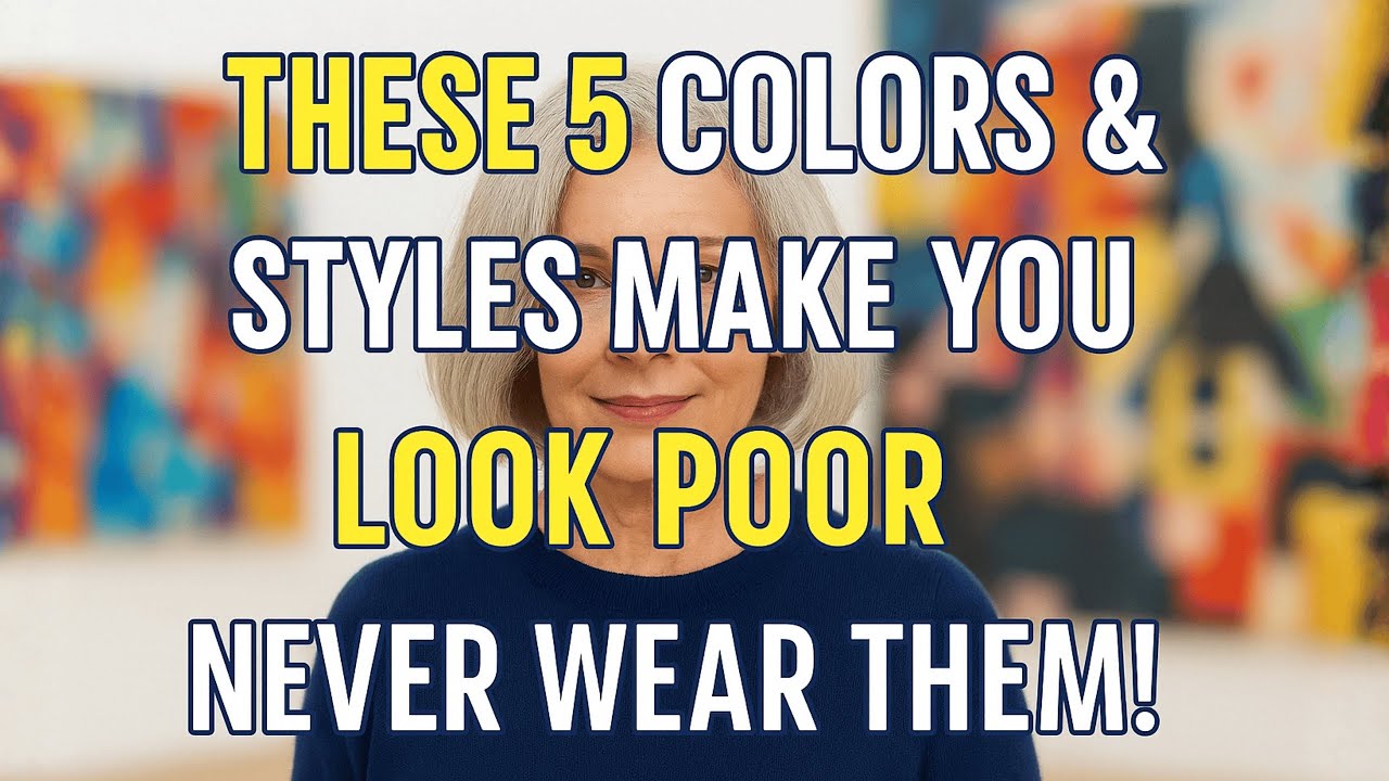 Перестаньте носить эти 5 цветов и стилей после 60 (они мгновенно вас старят).