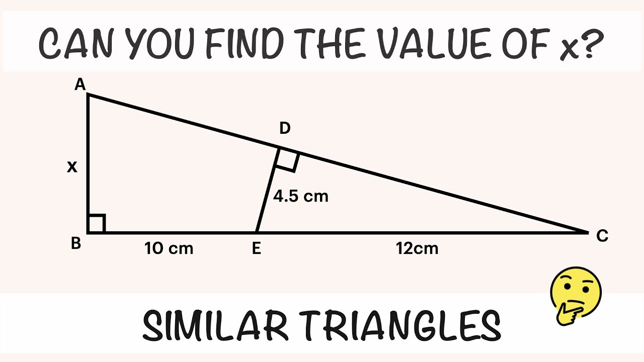 Can You Solve Similar Triangle Problems?