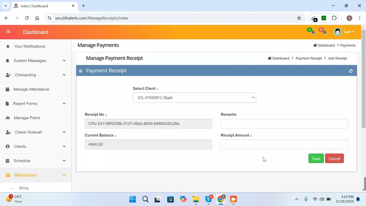 How to Easily Collect Client Bill Payments Using Security Guard Management Software