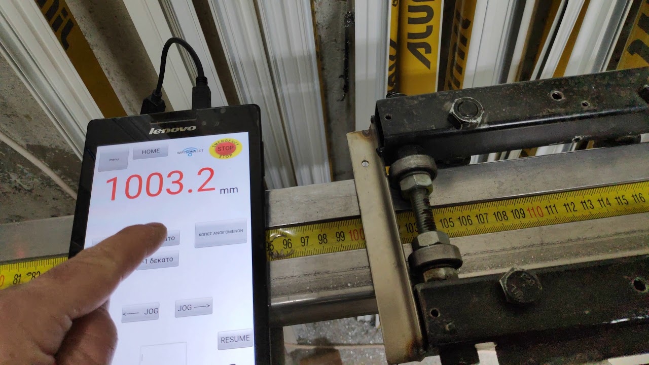 Arduino Length Stop meter with android wifi controll !