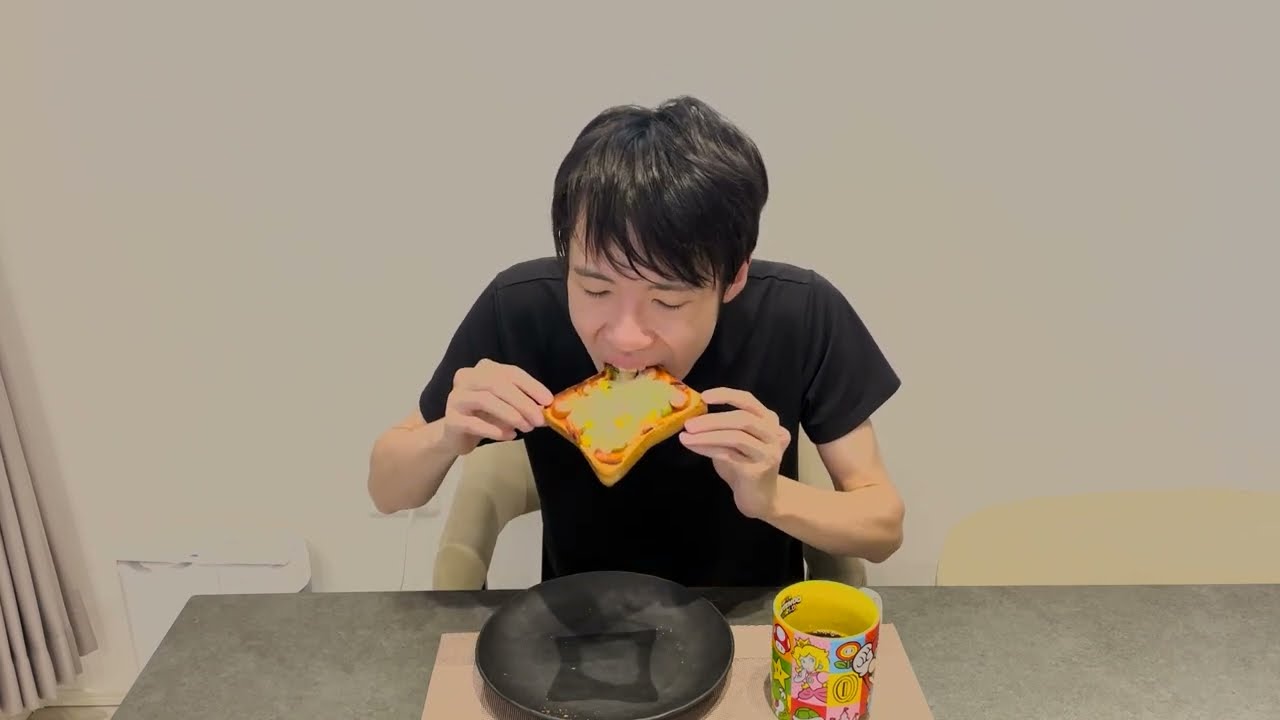 ピザトーストおいしいよ