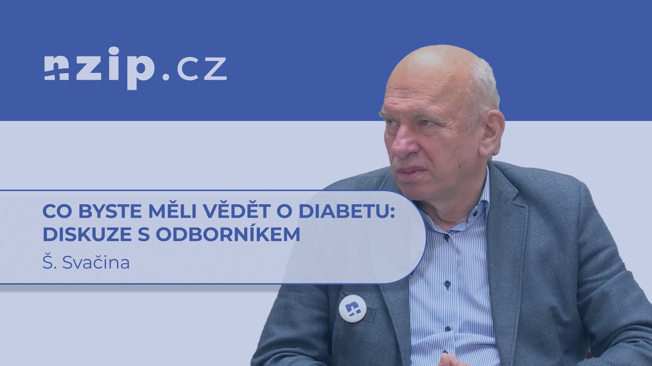 Co byste měli vědět o diabetu: diskuze s odborníkem (prof. Štěpán Svačina)