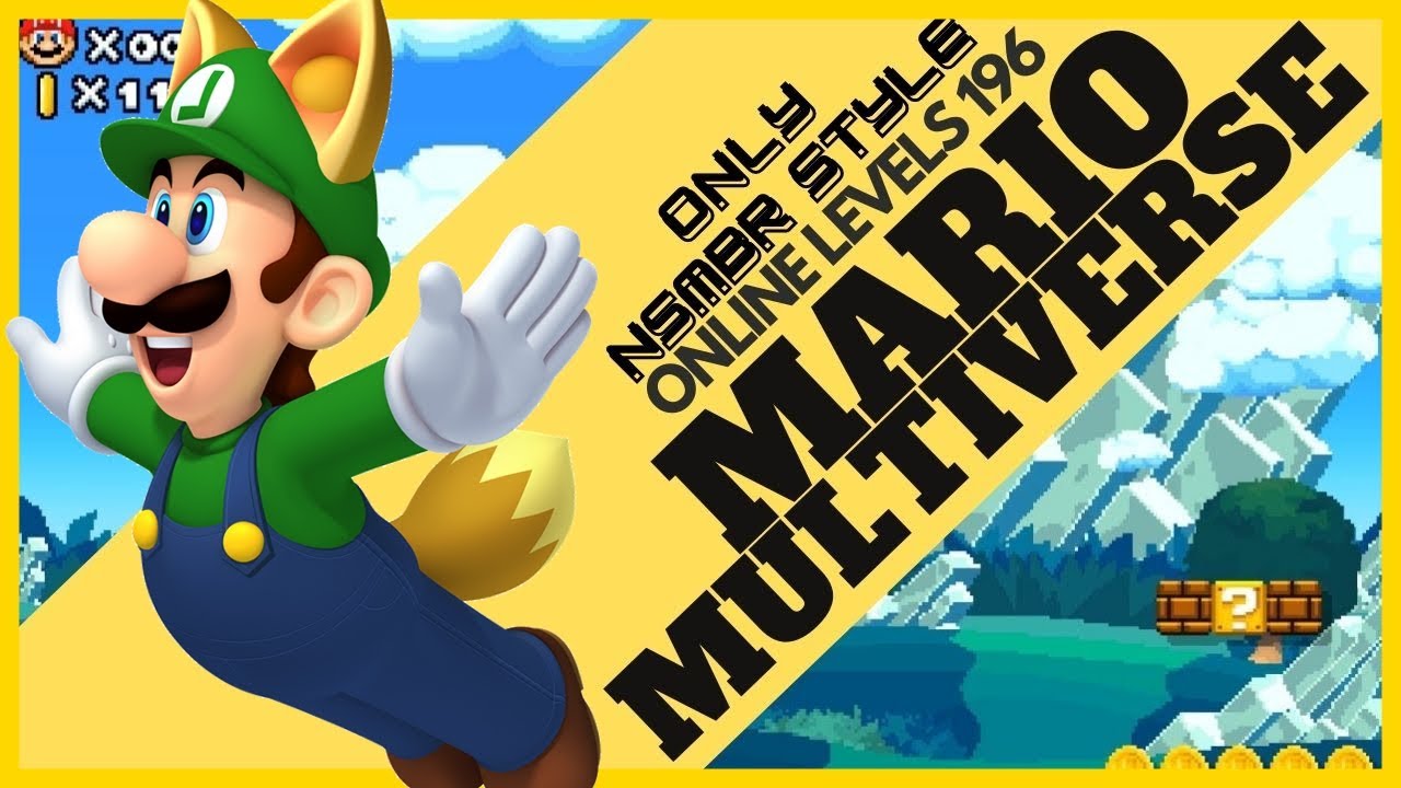 (ONLY NSMBR THEME STYLE) MARIO MULTIVERSE v 7.1 - ONLINE LEVELS 196