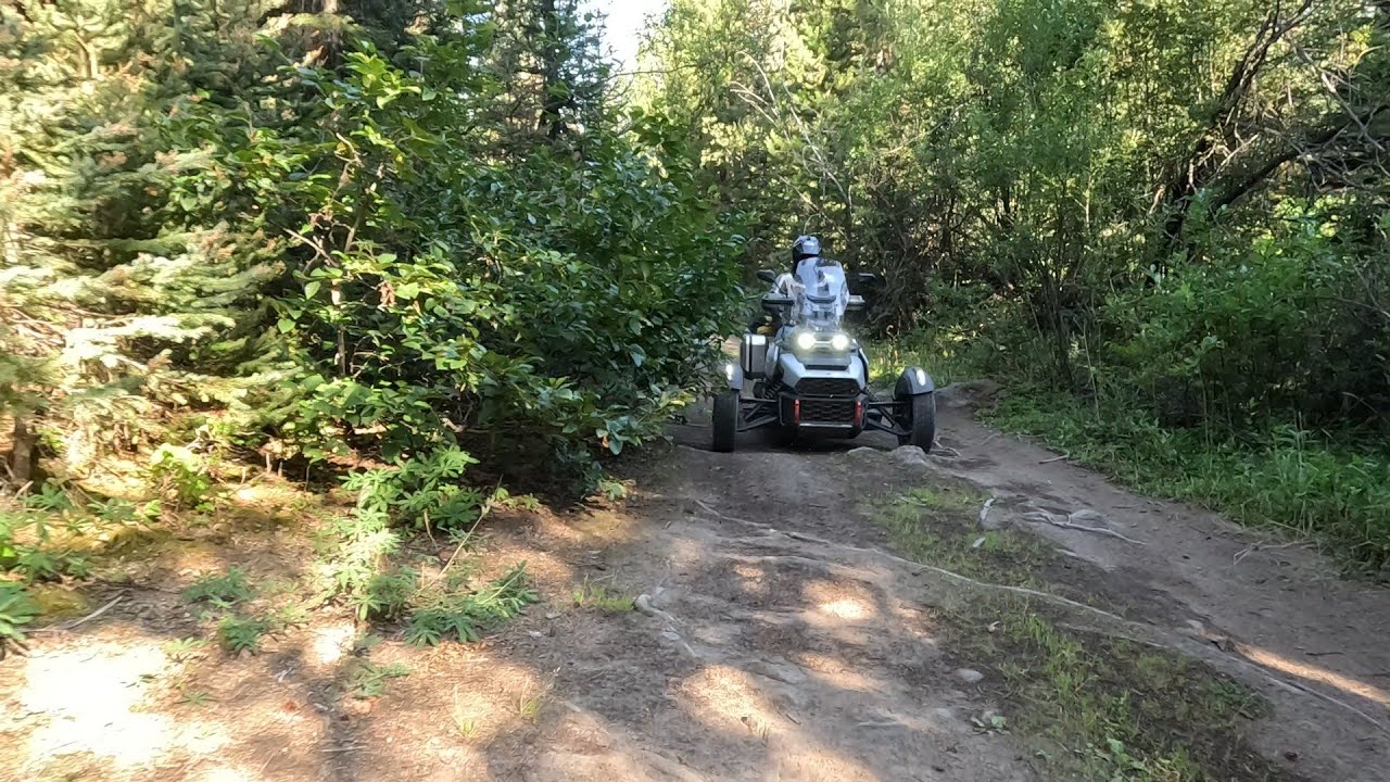 Can-Am Canyon XT on dirt trails. @CanAm3Wheel 