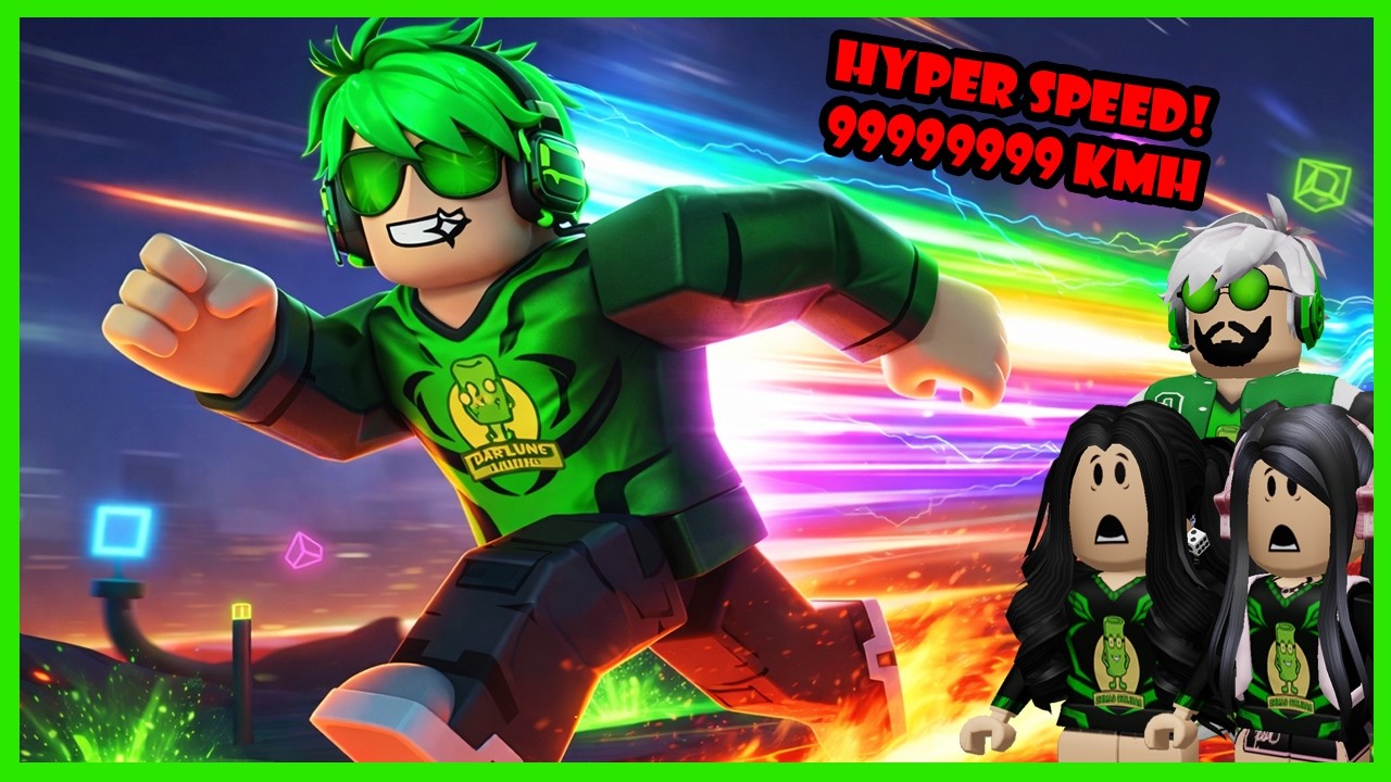 Aku Berlatih Lari Tanpa Henti Hingga Dapat Kekuatan Hyper Speed - Roblox Hyper Speed Runner