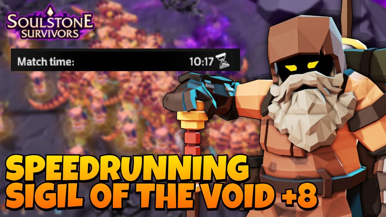 INSANE Sub 11 Speedrun For Sigil Of The Void + 8 | Soulstone Survivors