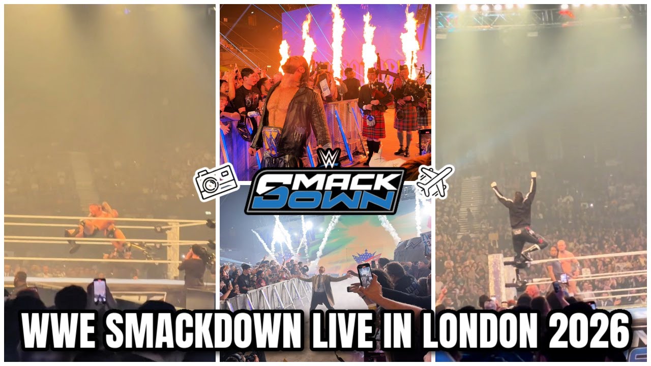 WWE #SMACKDOWN LIVE IN LONDON 2026 | Ollie Walker
