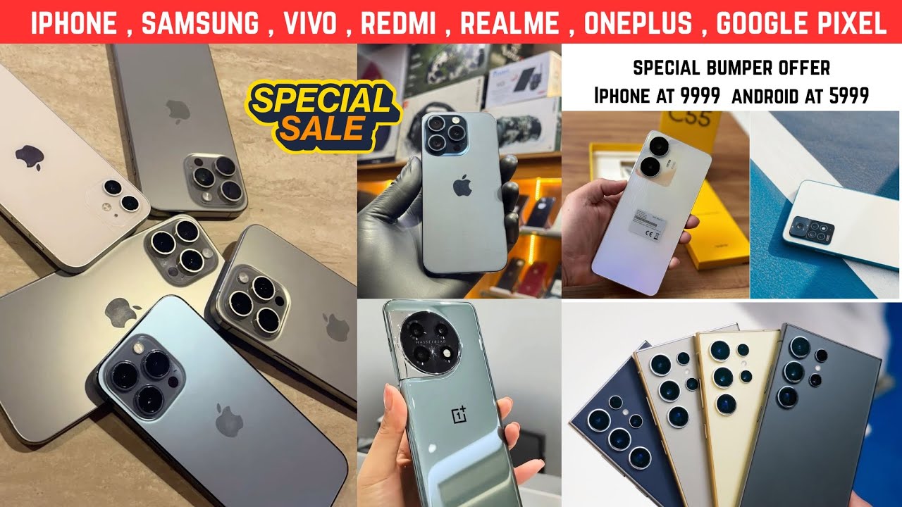 😱 Best 2nd Hand iPhones & Android Phones in Bangalore 📱🔥 Bumper Offer 💥 #usediphones 