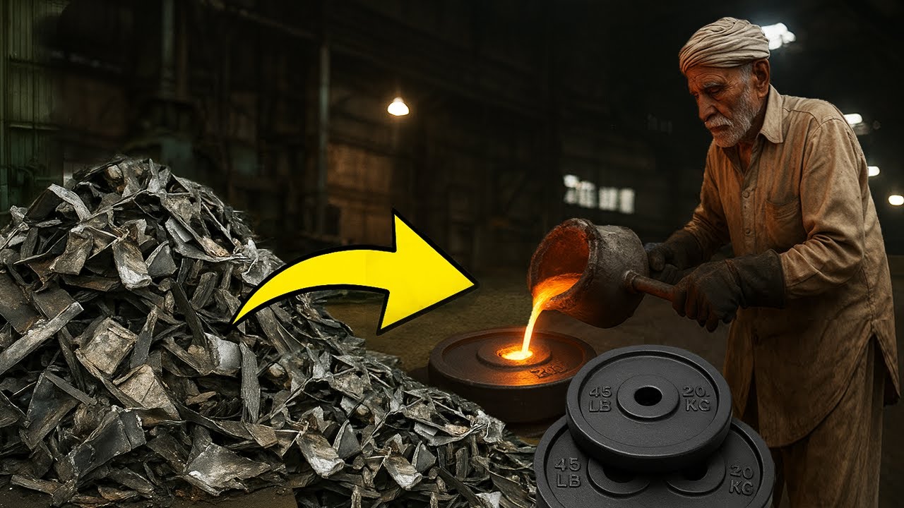 “From Scrap to Strength: How Gym Plates Are Made in the Factory”