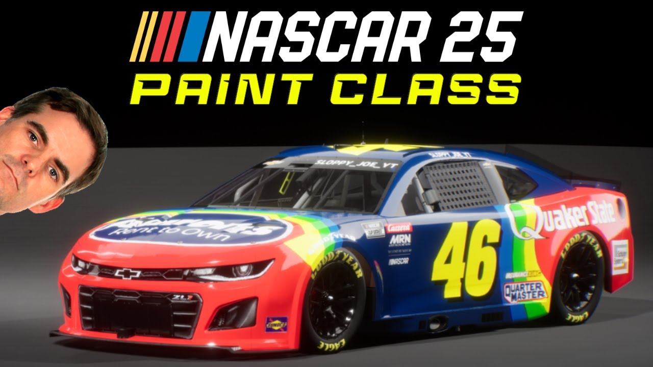 Создайте своего Джеффа Гордона «Радужного воина» в NASCAR 25