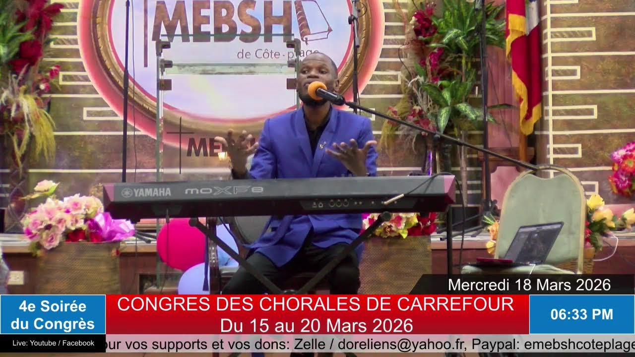 Congrès des Chorales | Eglise MEBSH De Cote-plage | 18 \03\2026