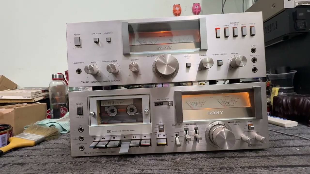 Conbo SONY. Ampli Ta 515. Deck TC U4