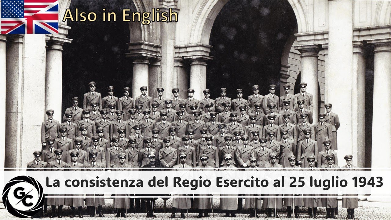 La consistenza del Regio Esercito al 25 luglio 1943 #storiamilitare #pietrobadoglio #storiaitaliana