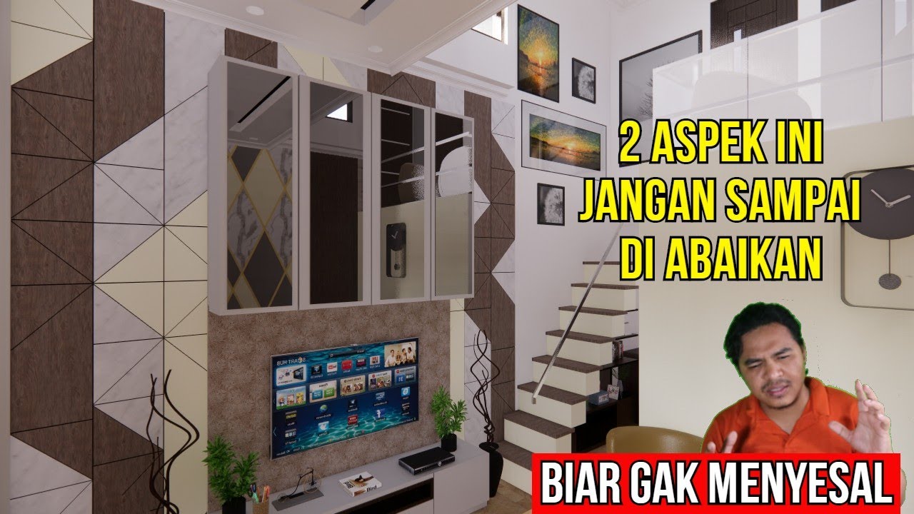 Benarkah rumah sempit bikin penghuninya stres, coba amati rumah 4x10 ini bikin stres juga gak ya