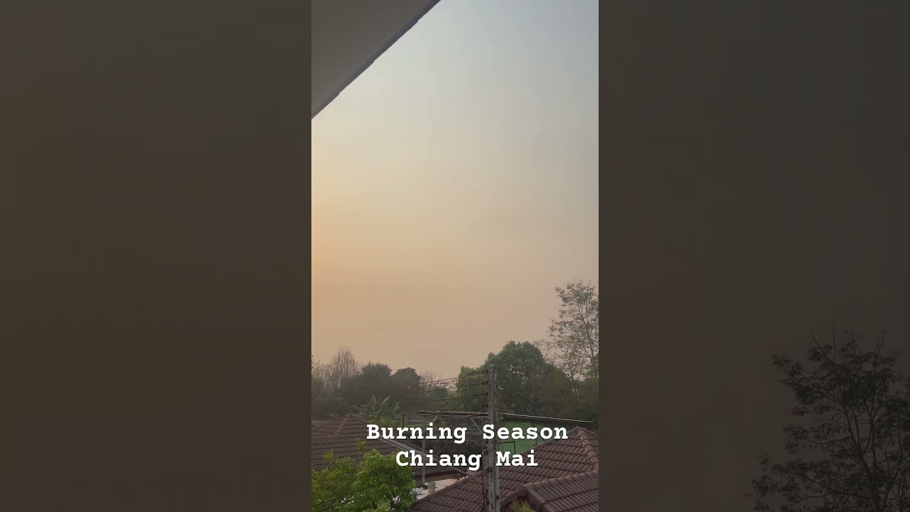 Smoke Pollution in Chiang Mai is bad in March 2025