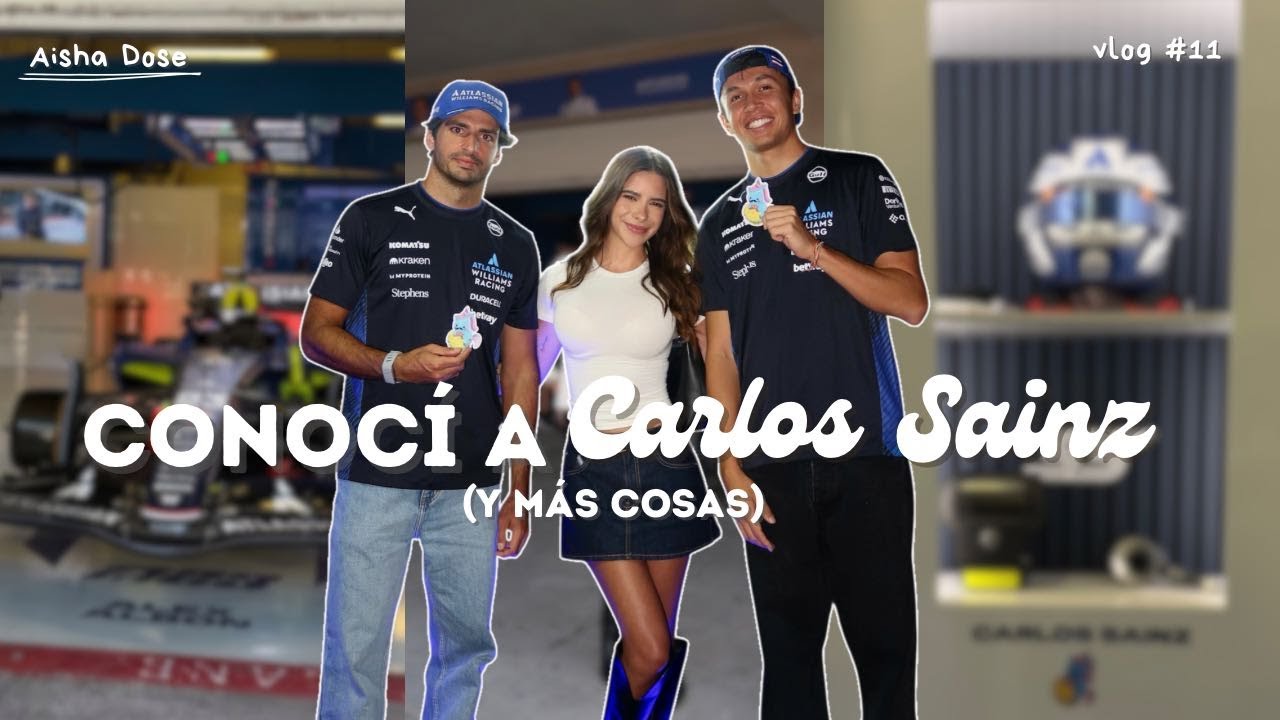 Somos amigas personales de Carlos Sainz 🌶️🏎️ // GP de México y trabajamos en Xochimilco