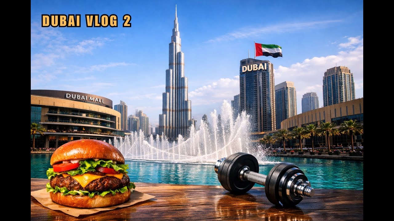 Dubai Vlog 2 🇦🇪 | Dubai Mall, Shake Shack & Gym Session