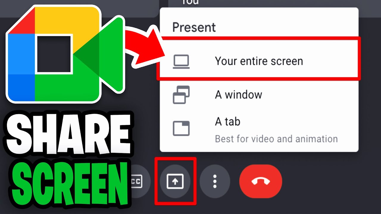 How To Share Screen On Google Meet 2026! - Tutorial