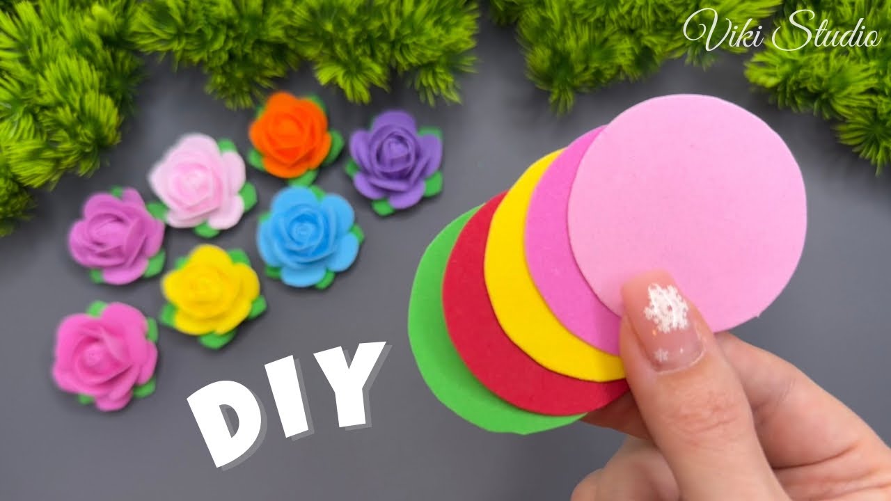 🌸 Easy Flowers DIY Craft Ideas 🌸 Decorations with Foam Sheets