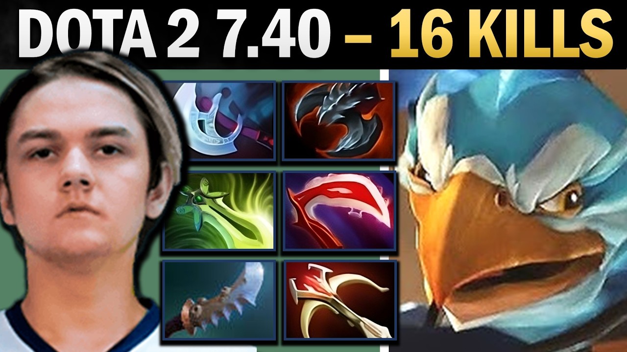 Kez Pro Carry with Butterfly and Satanic - Dota 2 Gameplay