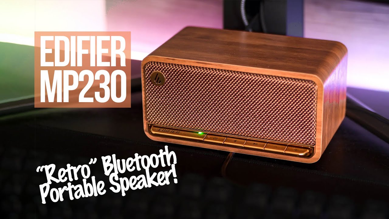 Edifier MP230: винтажная Bluetooth-стереоколонка с впечатляющим звуком