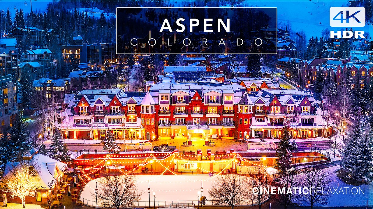 Aspen Colorado 4K - Cinematic Relaxation film with with calming music.