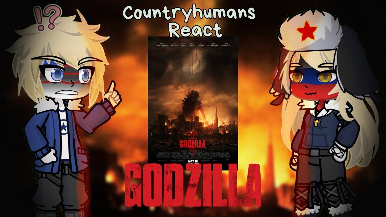 Countryhumans React to Godzilla(2014) Part 1: MUTO awakening & Godzilla in Hawaii