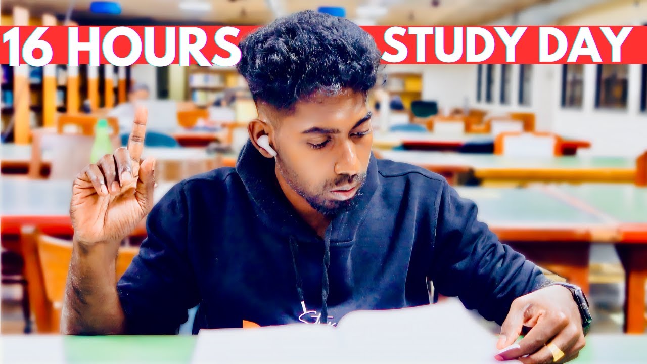 How I Study 16 Hours Everyday at IIT Madras?