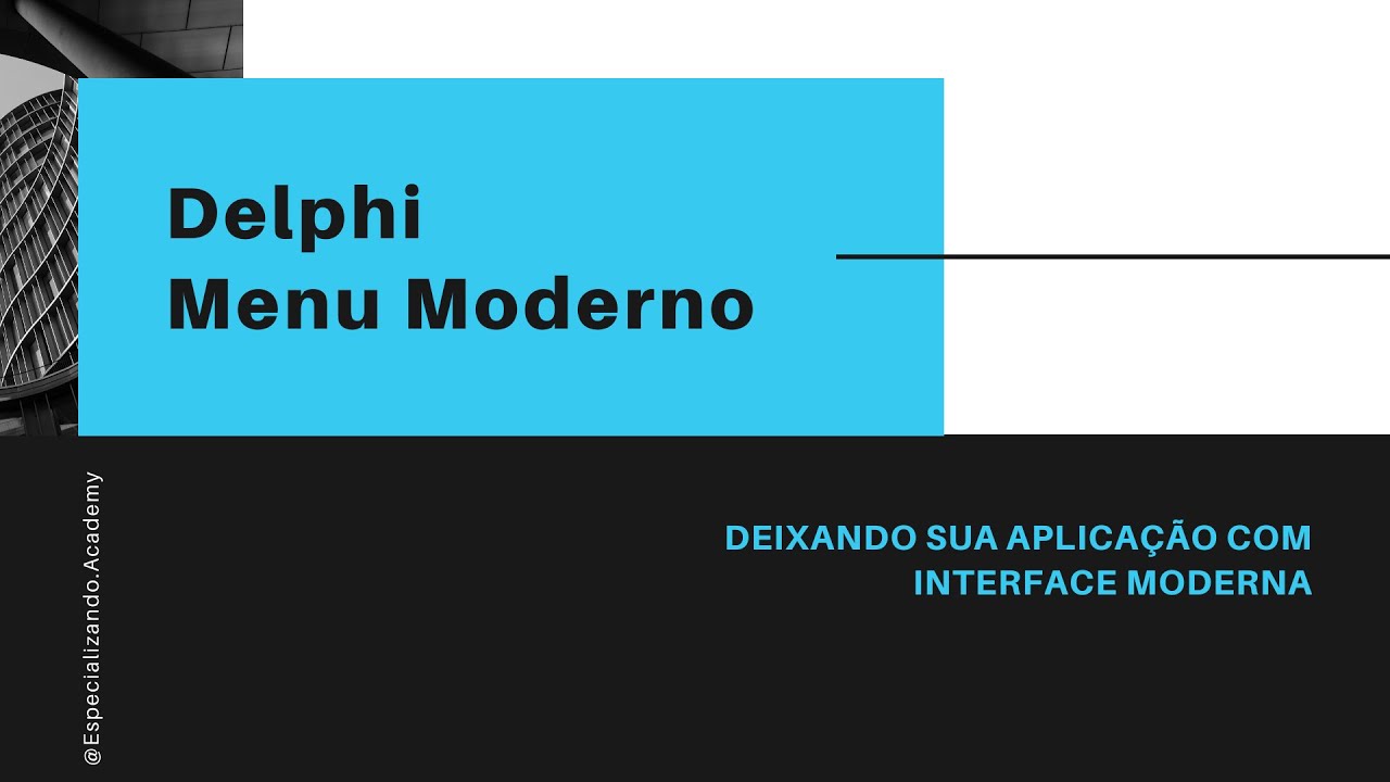 Delphi - Menu moderno
