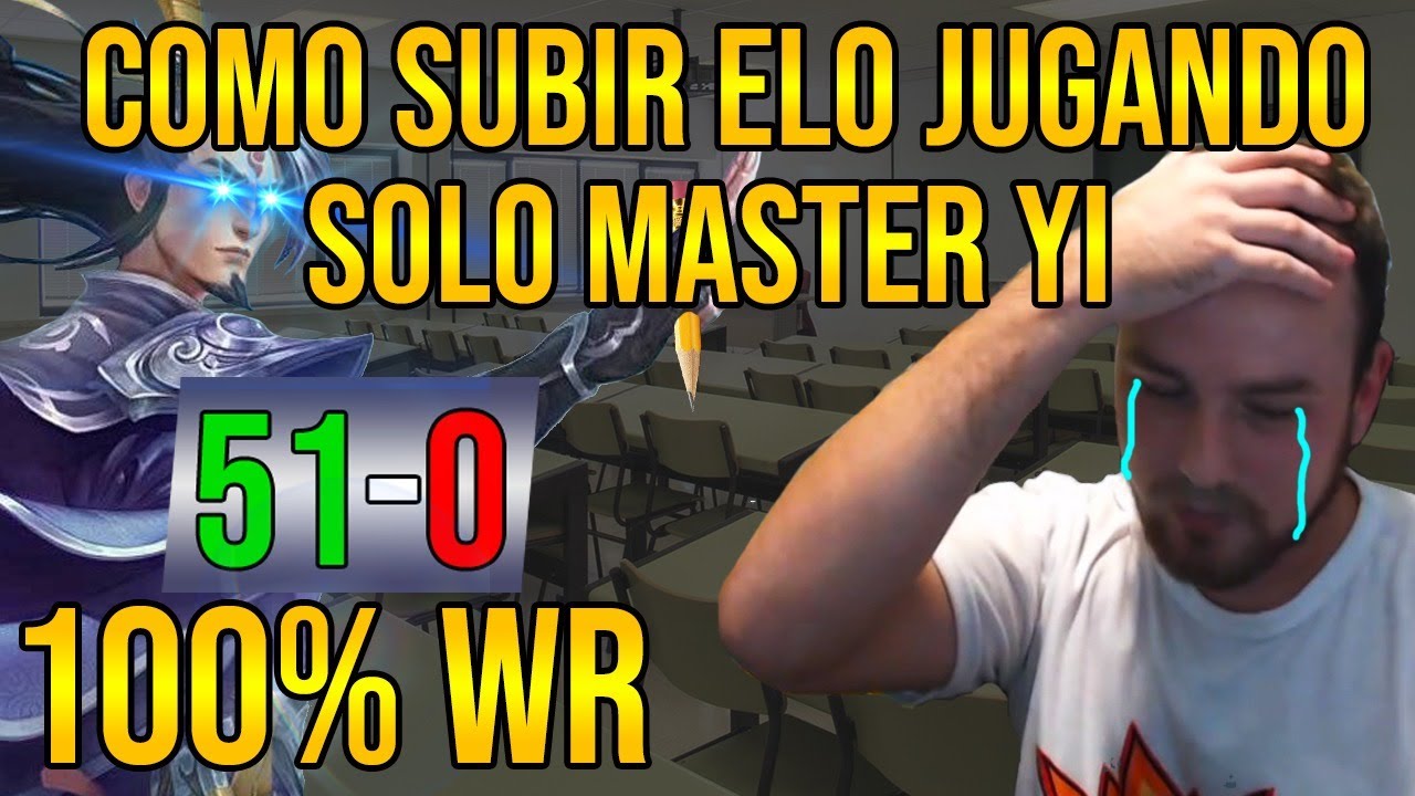 COMO CARREAR CON MASTER YI - FT KLAWD (YI FUNNELING 100% WIN RATE)